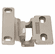 Hafele Thin Panel Institutional Hinge, Grade 1, Stainless Steel, V4A stainless steel, for increased requirements on corrosion resistance, 240 opening angle, Item# 344.75.051, 34475051, 344-75-051