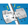 Hafele Thin Panel Institutional Hinge, Aximat 300, Grade 1, Zinc Alloy, Zinc alloy, 3D adjustable, for laminated (HPL) doors, 3/8" overlay, Item# 344.75.760, 34475760, 344-75-760
