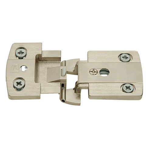 Hafele Thin Panel Institutional Hinge, Aximat® 300, Grade 1, Zinc Alloy, Zinc alloy, 3D adjustable, for laminated (HPL) doors, 3/4" overlay, Item# 344.75.790, 34475790, 344-75-790