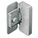 Hafele Glass Door Hinge, Grade 1, Non-bore, 220°, For inset doors, for all-glass constructions, for glue fixing (UV glass adhesive bonds), Item# 344.89.080, 34489080, 344-89-080