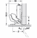 Hafele Concealed Hinge, Grass, Tiomos M0 125, for Thin Doors, For laminate (HPL) doors, with soft closing mechanism, Item# 348.23.801, 34823801, 348-23-801
