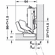 Hafele Concealed Hinge, Grass, Tiomos M9 110°, for Thin Doors, for rebated doors and surrounding mitre, for wooden doors, With soft closing mechanism, Item# 348.24.801, 34824801, 348-24-801