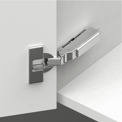 Hafele Concealed Hinge, Grass Tiomos 110, Full Overlay Mounting, For standard applications, Cup fixing: without tools, without automatic closing spring, without soft closing, model F035139443228, Item# 348.31.331, 34831331, 348-31-331