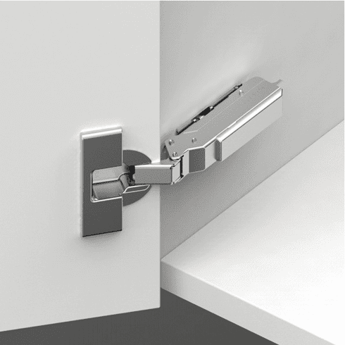 Hafele Concealed Hinge, Grass TIOMOS, 110 Opening Angle, Full Plus Overlay Mounting, for large door overlay up to 24 mm, Self close, Impresso, model F034139385228, Item# 348.31.530, 34831530, 348-31-530