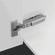 Hafele Concealed Hinge, Grass TIOMOS, 94º Opening Angle, Half Overlay, for thick doors and profile doors up to 36 mm, Screw-on, soft-close, Item# 348.34.802, 34834802, 348-34-802