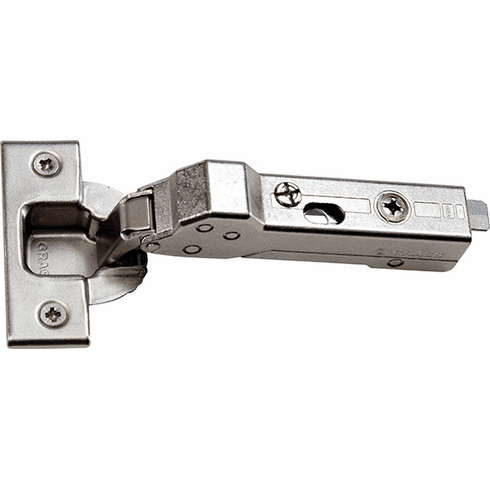 Hafele Concealed Corner Hinge, Grass TIOMOS, 110 Opening Angle, Overlay Mounting, Self-close, press-fit, model F045138481223, Item# 348.35.615, 34835615, 348-35-615