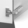 Hafele Concealed Corner Hinge, Grass TIOMOS, 110 Opening Angle, Overlay Mounting, Soft-close, screw-on, model F028138533223, Item# 348.35.805, 34835805, 348-35-805