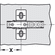 Hafele Concealed hinge, Tiomos 120, overlay, for 45 corner applications, Item# 348.35.809, 34835809, 348-35-809
