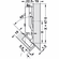 Hafele Concealed hinge, Tiomos 120, overlay, for 45 corner applications, Item# 348.35.809, 34835809, 348-35-809