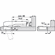 Hafele Concealed Blind Corner Hinge, Grass TIOMOS, 110° Opening Angle, Inset Mounting, for blind corner applications (inset), Soft close, impresso, model F017139427223, Item# 348.37.730, 34837730, 348-37-730