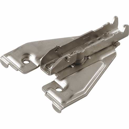 Hafele Face Frame Adapter Baseplate, Grass TIOMOS, 2 Point Fixing via Worm Gear, Height 5 mm, model F058139828228, Item# 348.38.575, 34838575, 348-38-575