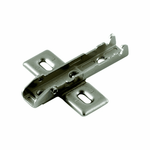 Hafele Wing Baseplate, Grass TIOMOS, 3-Point Fixing with Wood Screws, 0 mm, model F058139721228, Item# 348.38.612, 34838612, 348-38-612
