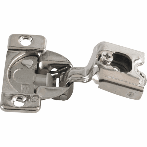 Hafele Concealed Face Frame Hinge, Grass TEC Wrap Around, 108 Opening Angle, Soft-Close, 3/4" Overlay, Screw-on; Model 04432A-15, Item# 348.90.013, 34890013, 348-90-013