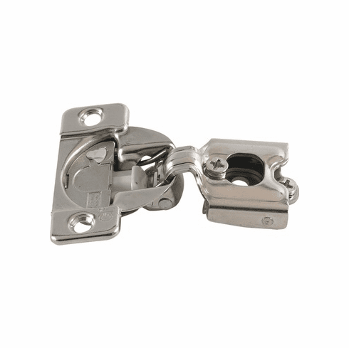 Hafele Concealed Face Frame Hinge, Grass TEC Wrap Around, 108 Opening Angle, Soft-Close, 1-3/8" Overlay, Screw-on; Model 04548A-15, Item# 348.90.017, 34890017, 348-90-017