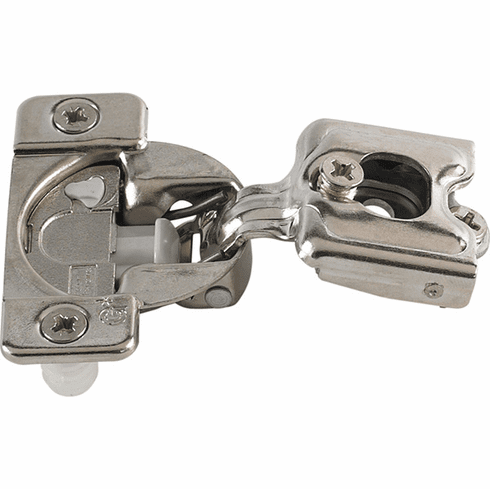 Hafele Concealed Face Frame Hinge, Grass TEC Wrap Around, 108 Opening Angle, Soft-Close, 3/4" Overlay, Press-fit; Model 02875A-15, Item# 348.90.023, 34890023, 348-90-023