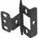 Hafele Decorative Butt Hinge, Full Wrap, Non-Mortise, Minaret Finial, For inset face frame doors, Dark oil-rubbed bronze, Item# 351.86.110, 35186110, 351-86-110