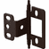 Hafele Decorative Butt Hinge, Partial Wrap, Non-Mortise, Minaret Finial, For inset face frame doors, Dark oil-rubbed bronze, Item# 351.86.130, 35186130, 351-86-130