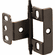 Hafele Decorative Butt Hinge, Full Wrap, Non-Mortise, Minaret Finial, For inset face frame doors, Copper bronze, Item# 351.86.180, 35186180, 351-86-180