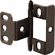 Hafele Decorative Butt Hinge, Full Wrap, Non-Mortise, Ball Finial, For inset face frame doors, Copper bronze, Item# 351.86.185, 35186185, 351-86-185