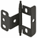Hafele Decorative Butt Hinge, Full Wrap, Non-Mortise, Minaret Finial, For inset face frame doors, Black, Item# 351.86.300, 35186300, 351-86-300
