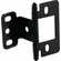 Hafele Decorative Butt Hinge, Partial Wrap, Non-Mortise, Ball Finial, For inset face frame doors, Black, Item# 351.86.330, 35186330, 351-86-330