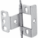 Hafele Decorative Butt Hinge, Full Wrap, Non-Mortise, Minaret Finial, For inset face frame doors, Satin chrome, Item# 351.86.400, 35186400, 351-86-400