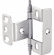 Hafele Decorative Butt Hinge, Full Wrap, Non-Mortise, Minaret Finial, For inset face frame doors, Matt nickel, Item# 351.86.600, 35186600, 351-86-600