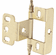 Hafele Decorative Butt Hinge, Full Wrap, Non-Mortise, Minaret Finial, For inset face frame doors, Brass-plated, Item# 351.86.800, 35186800, 351-86-800