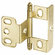 Hafele Decorative Butt Hinge, Full Wrap, Non-Mortise, Ball Finial, For inset face frame doors, Brass-plated, Item# 351.86.820, 35186820, 351-86-820