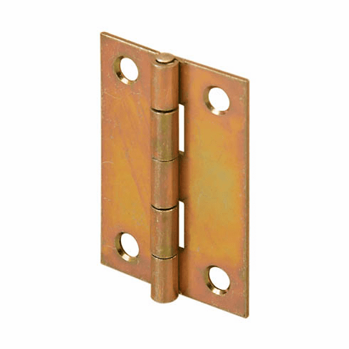 Hafele Furniture Hinge, with Fixed Pin, 5 Knuckles, 1 15/16" x 1 3/8", 1.2 mm material thickness, 2 holes per wing, Item# 354.12.905, 35412905, 354-12-905