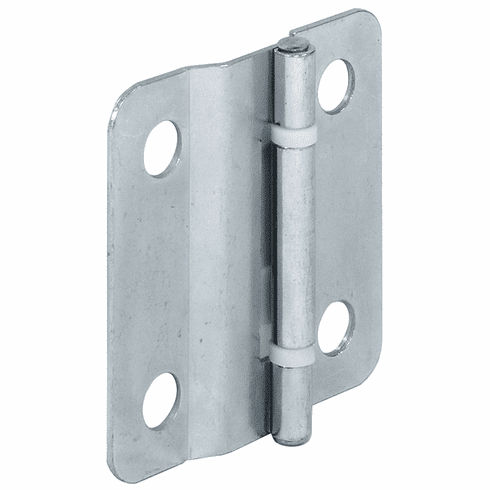 Hafele Connecting hinge, cranked, with fixed steel pin, Slido Fold VF, steel, galvanized, Item# 354.15.911, 35415911, 354-15-911