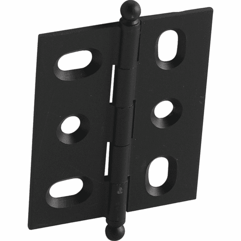 Hafele Decorative Butt Hinge, Mortise, Ball Finial, ELITE Solid Brass Hinge, Matt black, Item# 354.17.310, 35417310, 354-17-310
