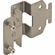Hafele Five-Knuckle Institutional Hinge, Advantage 5 K, Grade 1, Opening Angle 270, Steel, Powder-coated dull chrome, Item# 354.65.200, 35465200, 354-65-200