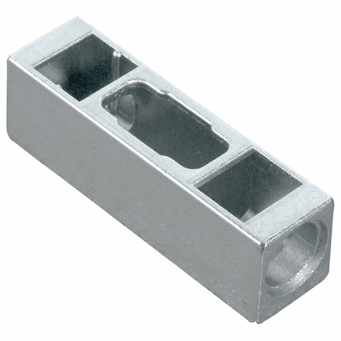 Hafele Adapter, for Frameless or Inset Doors without Lip, Salice, D076XX9R Zinc, Item# 356.11.592, 35611592, 356-11-592