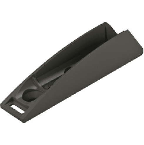 Hafele Mounting Plate, K Push Tech Concealed, Short, anthracite, Item# 356.12.325, 35612325, 356-12-325