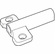 Hafele Adapter Plate, Face Frame or Standard, Grass TIOMOS, platinum gray RAL 7035, Item# 356.13.520, 35613520, 356-13-520