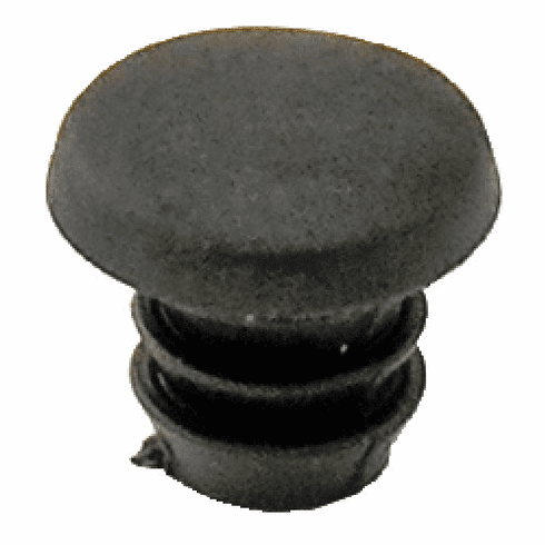 Hafele Door Bumper, 8.5 x 8 x 1.5 mm, 6 mm Press-fit, Black, Item# 356.16.315, 35616315, 356-16-315