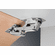 Hafele Stay flap hinge, CH 300, for flaps up to 2.1 kg, for overlay mounting, with soft closing mechanism, for screw fixing, Item# 356.36.607, 35636607, 356-36-607