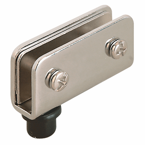 Hafele Simplex-Inset Glass Door Hinge, 110 Opening Angle, Non-Bore Hinge, Chrome plated, Item# 361.42.211, 36142211, 361-42-211