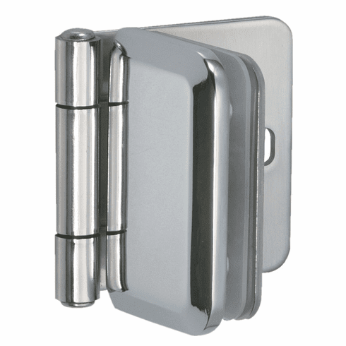 Hafele Glass Door Hinge, 304 Stainless Steel, for Glass 4 - 6 mm, For mid-size glass doors, For inset doors, Item# 361.46.040, 36146040, 361-46-040