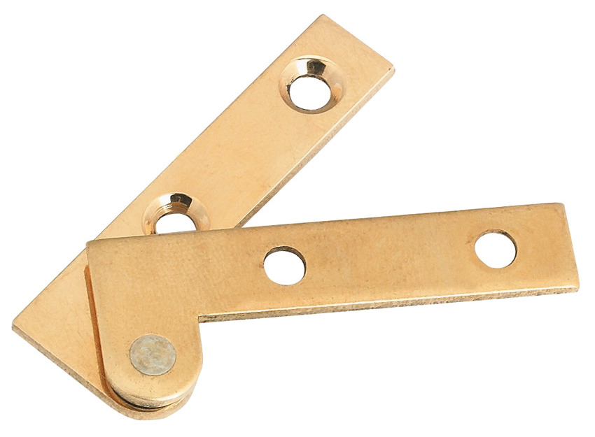 Hafele Corner Pivot Hinge, Straight, 250 degree Opening Angle Length