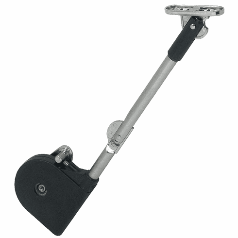 Hafele Lid Stay, with joint, for wooden flaps, Soft & Silent, Black, Item# 365.31.300, 36531300, 365-31-300