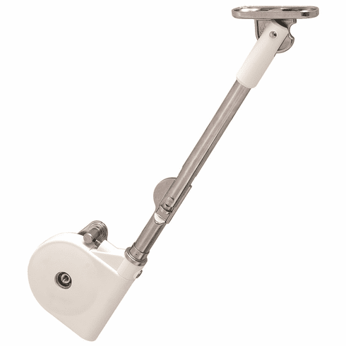 Hafele Lid Stay, with joint, for wooden flaps, Soft & Silent, White, Item# 365.31.700, 36531700, 365-31-700