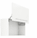 Hafele Parallel Lift-Up Front Fitting, Free Up, For one-piece flaps made of wood, glass or with aluminum frame, Cabinet height: 380-500 mm, flap weight: 2.0-3.8 kg, Item# 372.33.600, 37233600, 372-33-600
