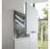 Hafele Parallel Lift-Up Front Fitting, Free Up, For one-piece flaps made of wood, glass or with aluminum frame, Cabinet height: 380-500 mm, flap weight: 2.0-3.8 kg, Item# 372.33.613, 37233613, 372-33-613