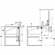 Hafele Parallel Lift-Up Front Fitting, Free Up, For one-piece flaps made of wood, glass or with aluminum frame, Cabinet height: 380-500 mm, flap weight: 2.0-3.8 kg, Item# 372.33.613, 37233613, 372-33-613