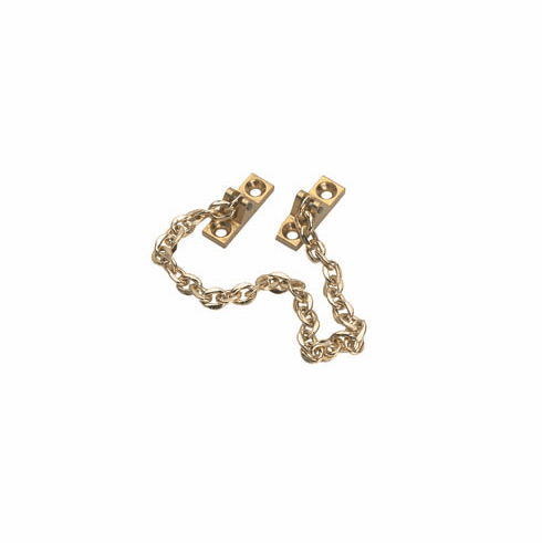 Hafele Decorative Door Chain, Door Restraint, Polished brass, Item# 372.35.813, 37235813, 372-35-813