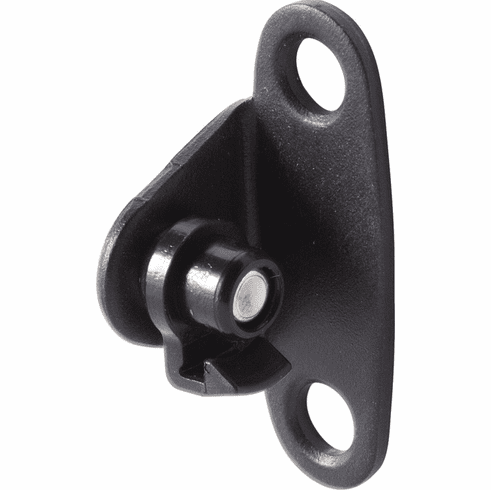Hafele DUO/MAXI Door Bracket, for Doors Made of Wood or with Aluminum Frame, For frames 45 mm (1 3/4") or wider, Black, for euro screws, Item# 373.66.383, 37366383, 373-66-383