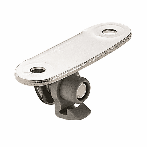 Hafele DUO/MAXI Door Bracket, for Doors Made of Wood or with Aluminum Frame, For wooden flaps or flaps with aluminum frame, from frame width 45 mm, nickel plated, installation: For chipboard screws, Item# 373.66.681, 37366681, 373-66-681