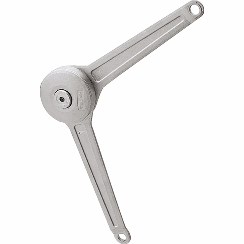 Hafele Lid stay/flap stay, Duo Forte, Individual Component, For wooden flaps or flaps with aluminum frame, silver, Item# 373.66.900, 37366900, 373-66-900